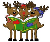 gif Noël rennes